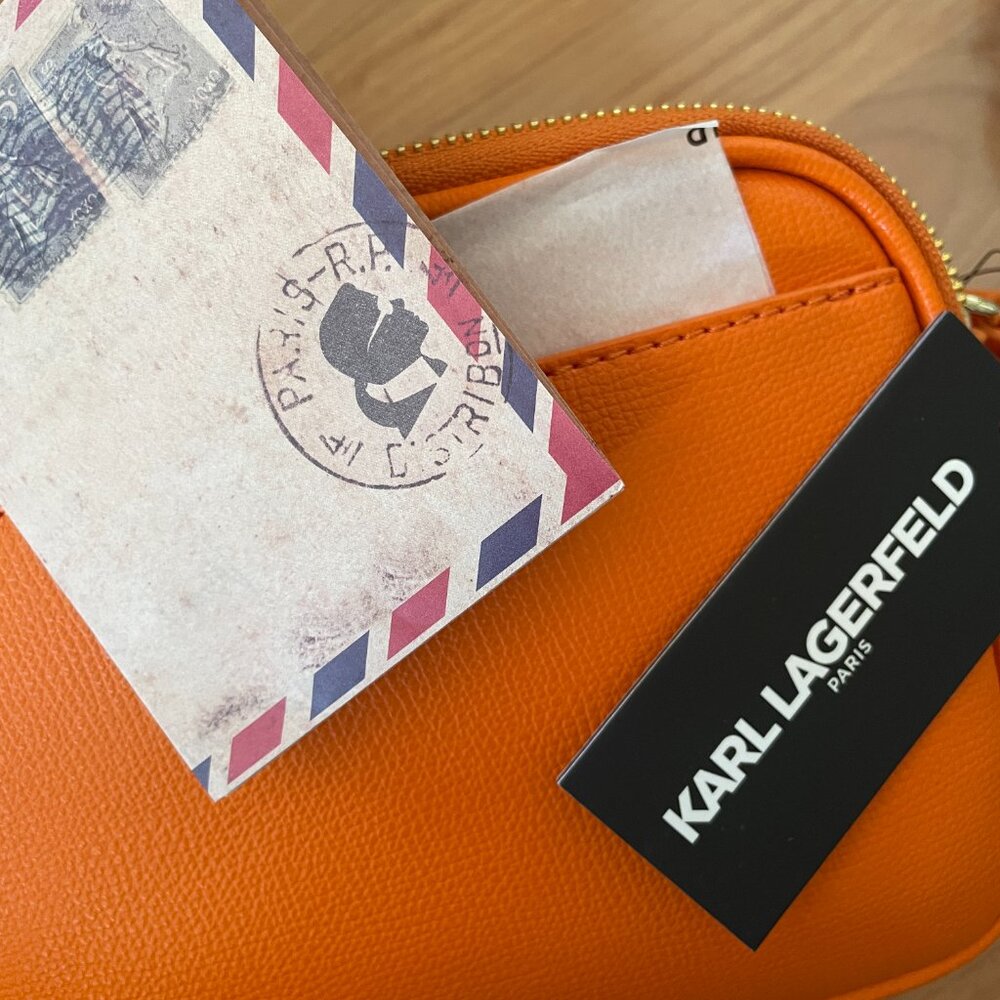 FIRM. RARE KARL Lagerfeld Paris Bag Ginger, Maybelle Crossbody Shoulder Purse - Picture 2 of 15
